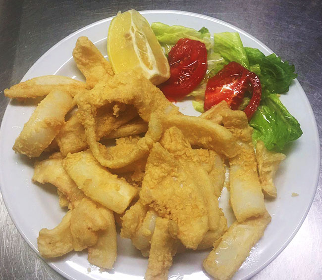 Racion calamares romana bocateria los Angeles Cheers